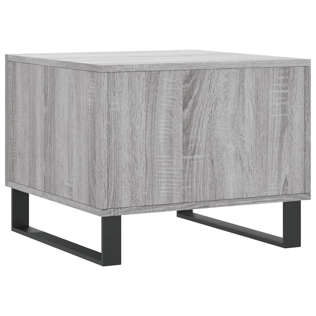 Coffee Table Grey Sonoma 50x50x40 cm Engineered Wood