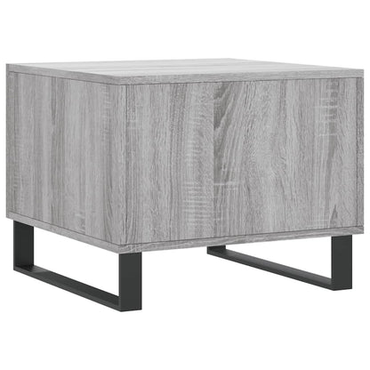 Coffee Table Grey Sonoma 50x50x40 cm Engineered Wood