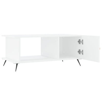 Coffee Table White 90x50x40 cm Engineered Wood