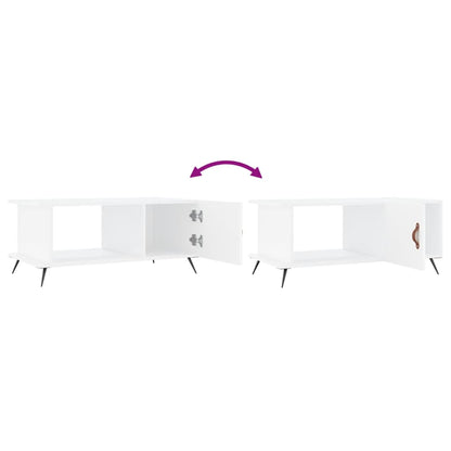 Coffee Table White 90x50x40 cm Engineered Wood