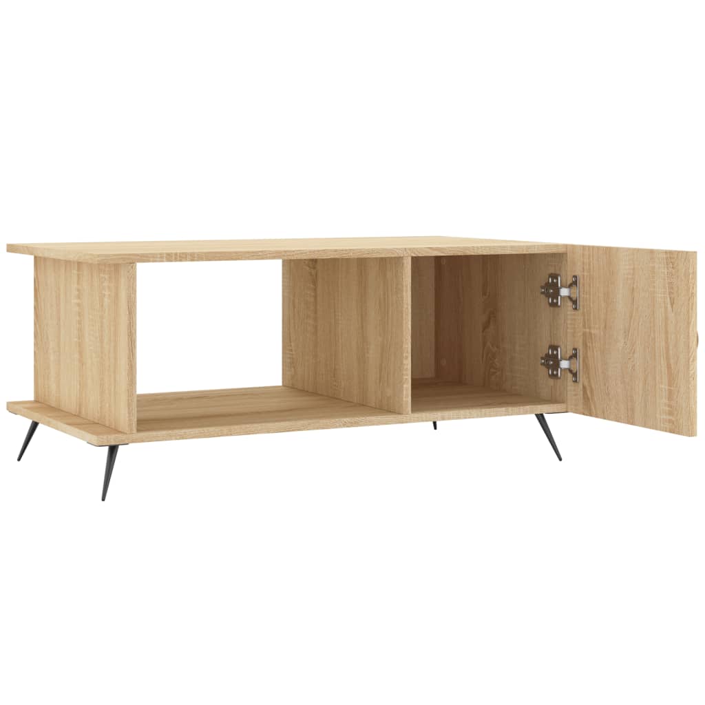 Coffee Table Sonoma Oak 90x50x40 cm Engineered Wood