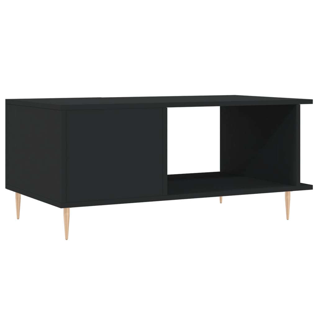 Coffee Table Black 90x50x40 cm Engineered Wood