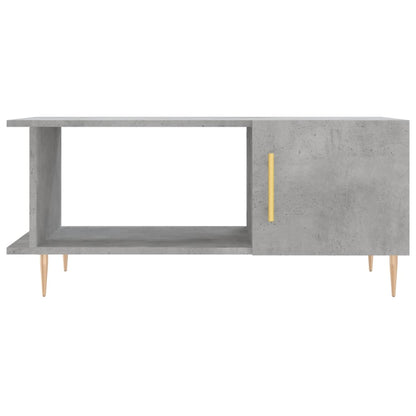 Coffee Table Concrete Grey 90x50x40 cm Engineered Wood