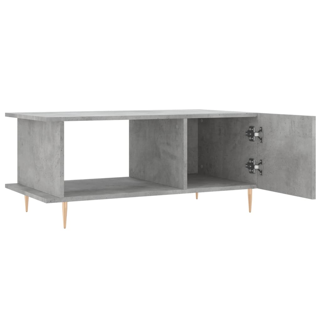 Coffee Table Concrete Grey 90x50x40 cm Engineered Wood