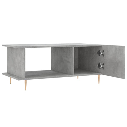 Coffee Table Concrete Grey 90x50x40 cm Engineered Wood