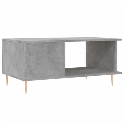 Coffee Table Concrete Grey 90x50x40 cm Engineered Wood