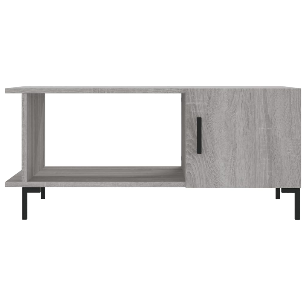 Coffee Table Grey Sonoma 90x50x40 cm Engineered Wood