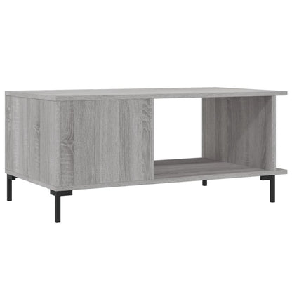 Coffee Table Grey Sonoma 90x50x40 cm Engineered Wood