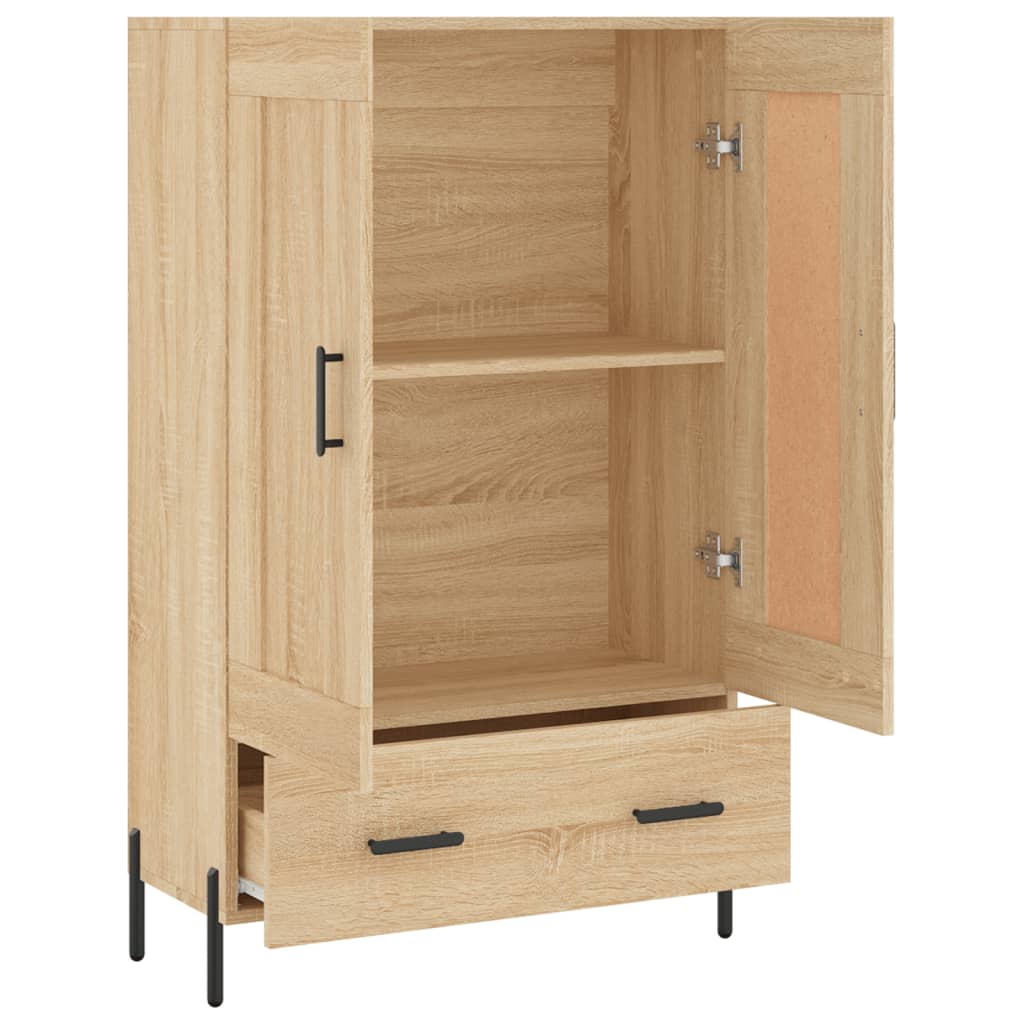 Highboard Sonoma Oak 69.5x31x115 cm Engineered Wood