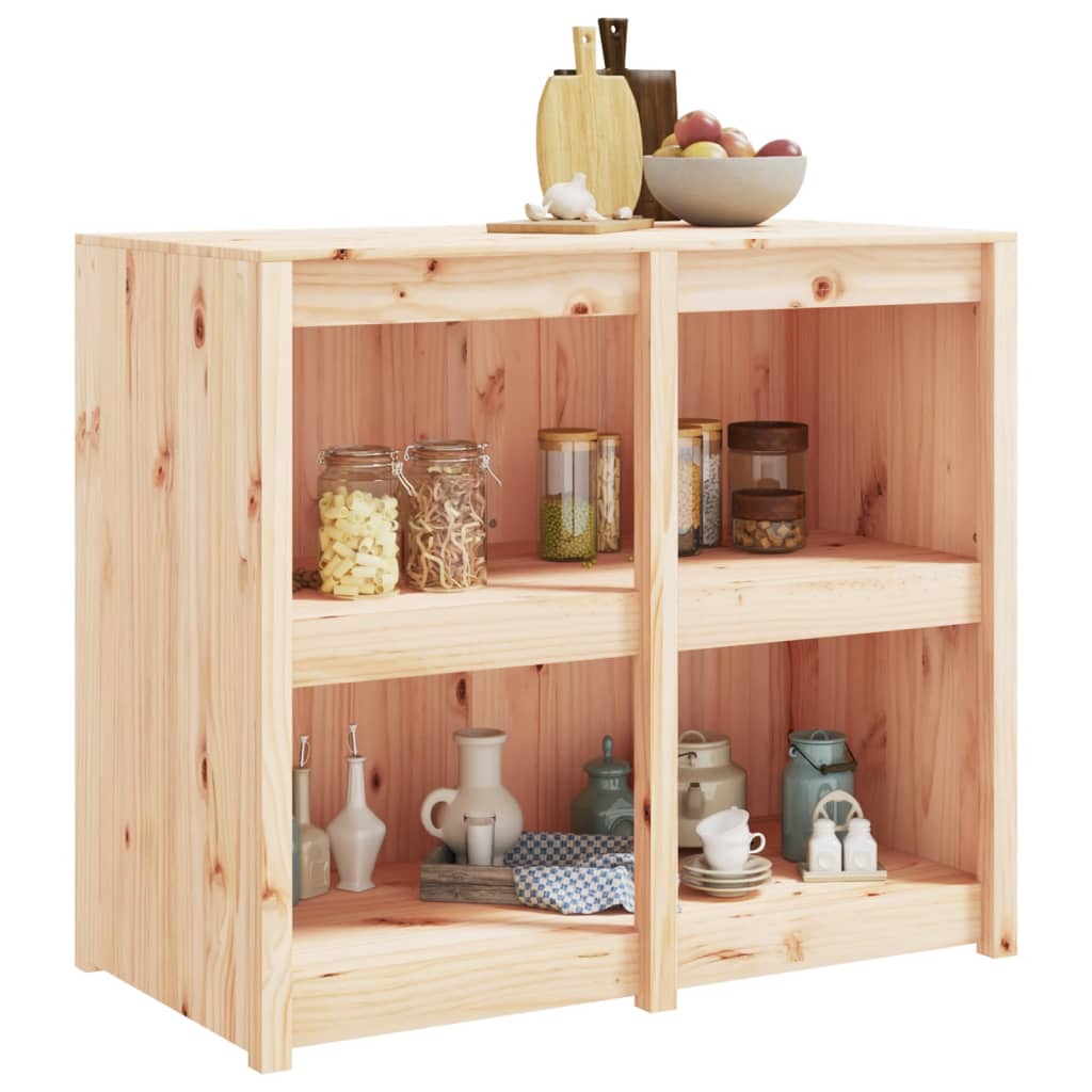 Outdoor Kitchen Cabinet 106x55x92 cm Solid Wood Pine