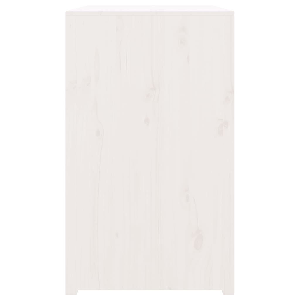 Outdoor Kitchen Cabinet White 106x55x92 cm Solid Wood Pine