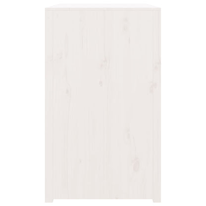 Outdoor Kitchen Cabinet White 106x55x92 cm Solid Wood Pine