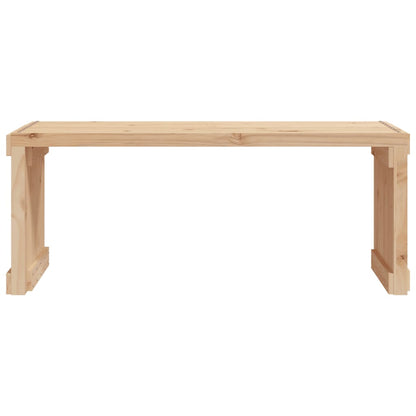 Garden Bench Extendable 212.5x40.5x45 cm Solid Wood Pine