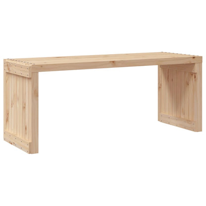 Garden Bench Extendable 212.5x40.5x45 cm Solid Wood Pine