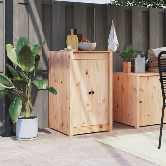 Outdoor Kitchen Cabinet Solid Wood Pine