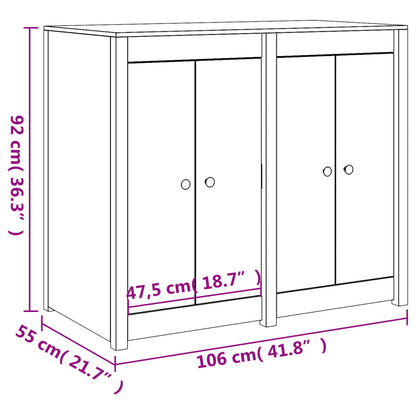 Outdoor Kitchen Cabinet Solid Wood Pine