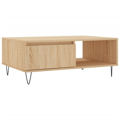 Coffee Table Sonoma Oak 90x60x35 cm Engineered Wood