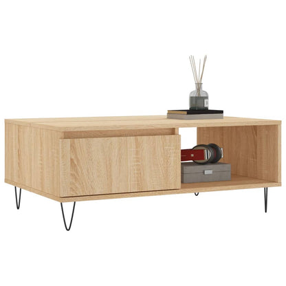 Coffee Table Sonoma Oak 90x60x35 cm Engineered Wood