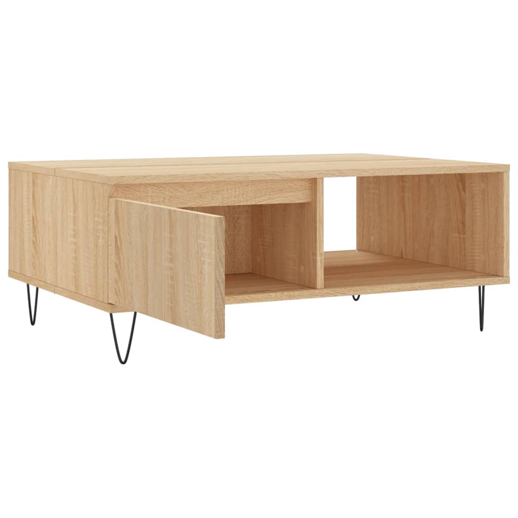 Coffee Table Sonoma Oak 90x60x35 cm Engineered Wood