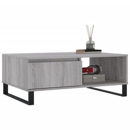 Coffee Table Grey Sonoma 90x60x35 cm Engineered Wood