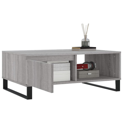 Coffee Table Grey Sonoma 90x60x35 cm Engineered Wood