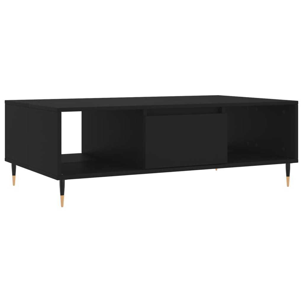 Coffee Table Black 104x60x35 cm Engineered Wood