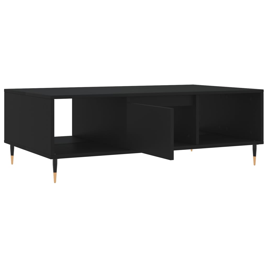 Coffee Table Black 104x60x35 cm Engineered Wood