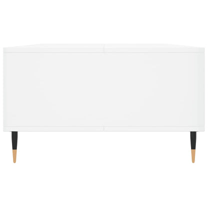 Coffee Table High Gloss White 104x60x35 cm Engineered Wood