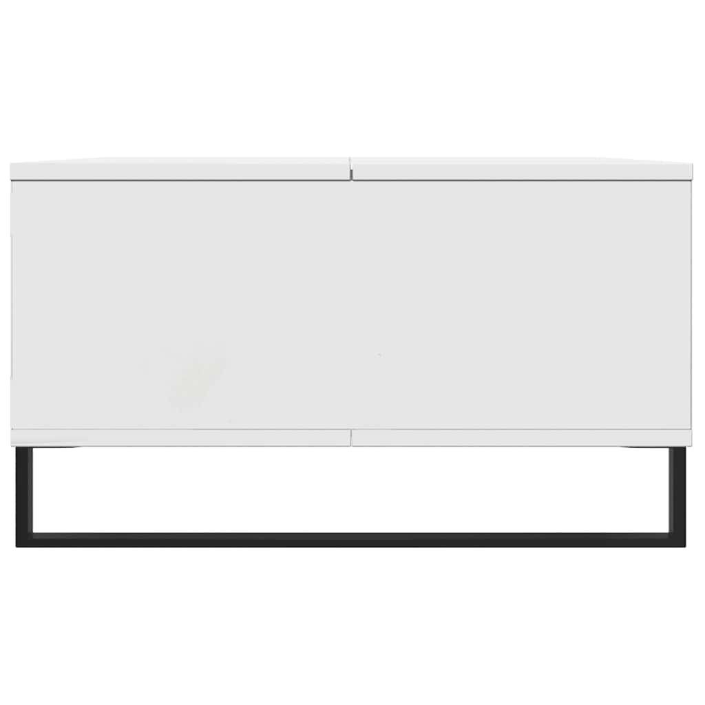 Coffee Table High Gloss White 104x60x35 cm Engineered Wood