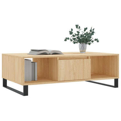 Coffee Table Sonoma Oak 104x60x35 cm Engineered Wood