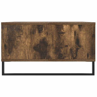 Coffee Table Smoked Oak 104x60x35 cm Engineered Wood