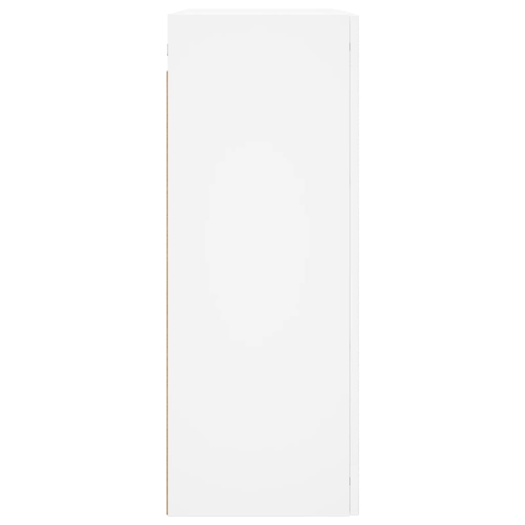 Wall Mounted Cabinet White 69.5x34x90 cm