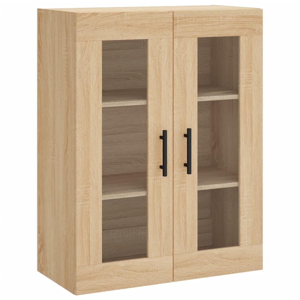 Wall Mounted Cabinet Sonoma Oak 69.5x34x90 cm