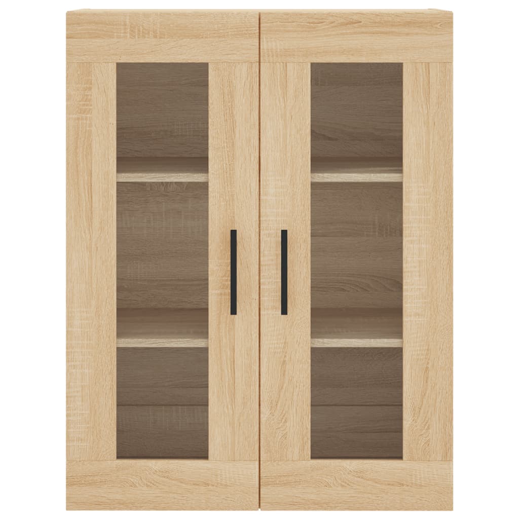 Wall Mounted Cabinet Sonoma Oak 69.5x34x90 cm