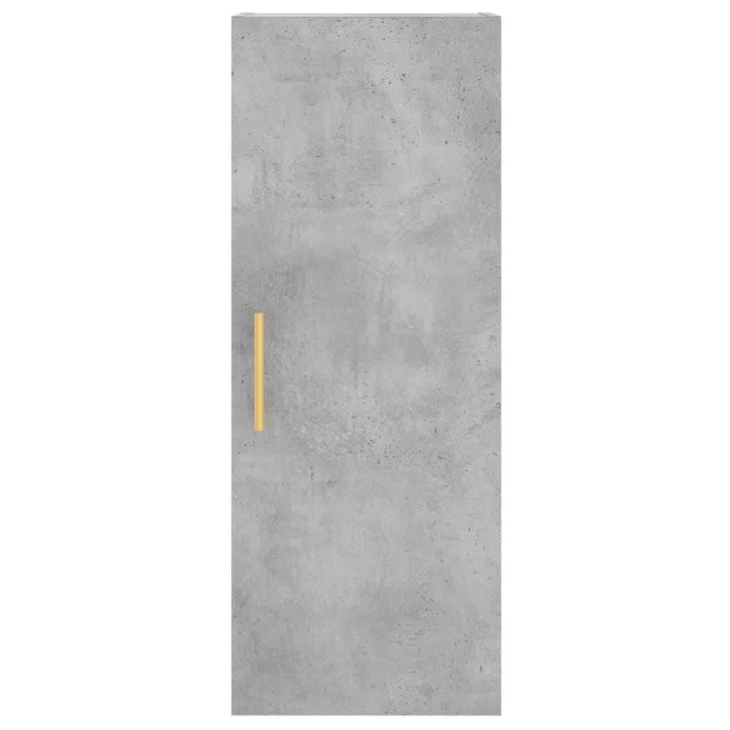 Wall Mounted Cabinet Concrete Grey 34.5x34x90 cm