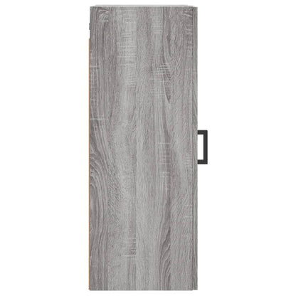 Wall Mounted Cabinet Grey Sonoma 34.5x34x90 cm