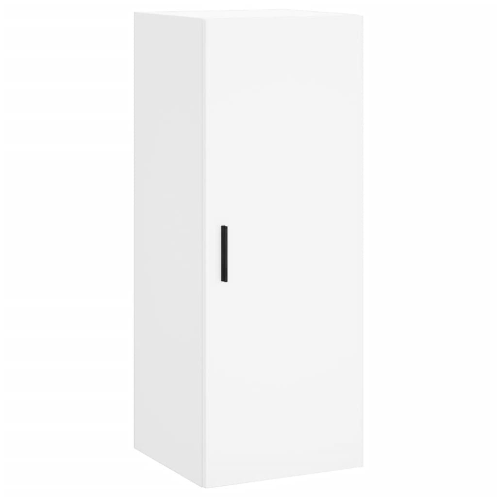 Wall Mounted Cabinet White 34.5x34x90 cm