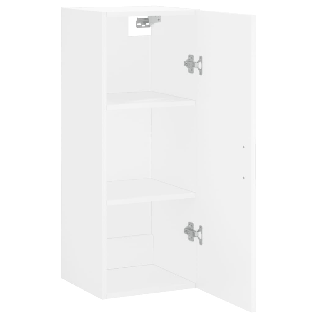 Wall Mounted Cabinet White 34.5x34x90 cm