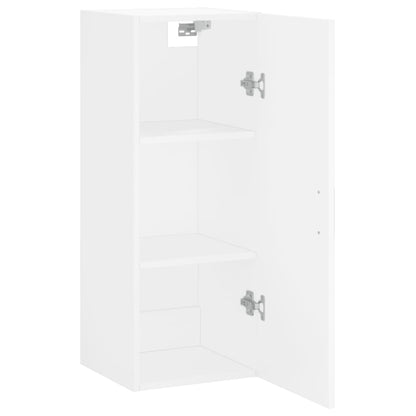 Wall Mounted Cabinet White 34.5x34x90 cm