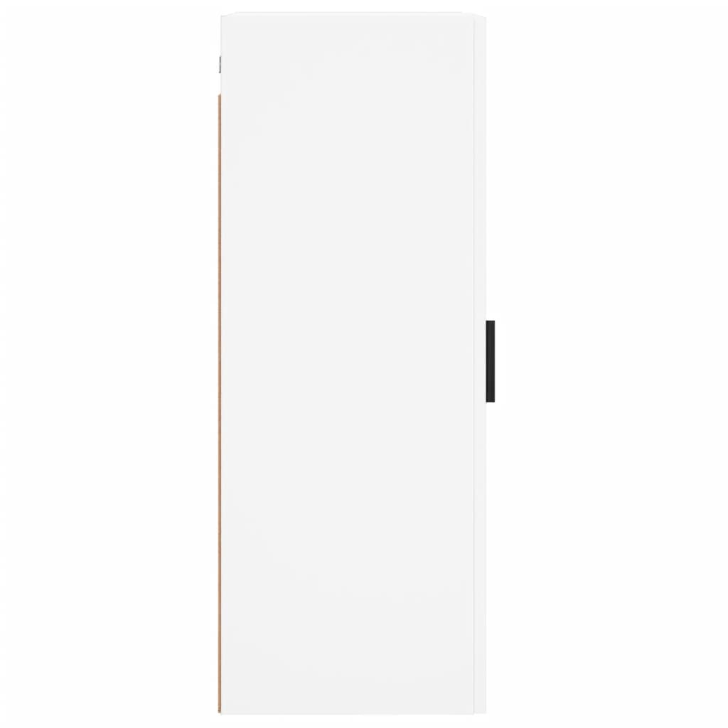 Wall Mounted Cabinet White 34.5x34x90 cm