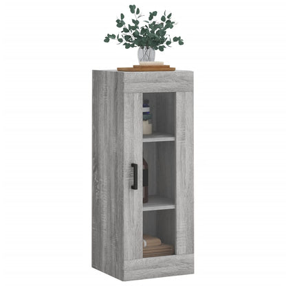 Wall Mounted Cabinet Grey Sonoma 34.5x34x90 cm