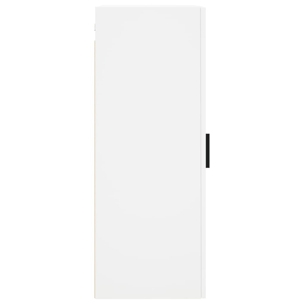 Wall Mounted Cabinet White 34.5x34x90 cm