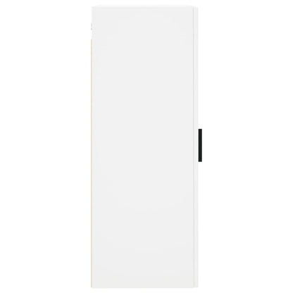 Wall Mounted Cabinet White 34.5x34x90 cm