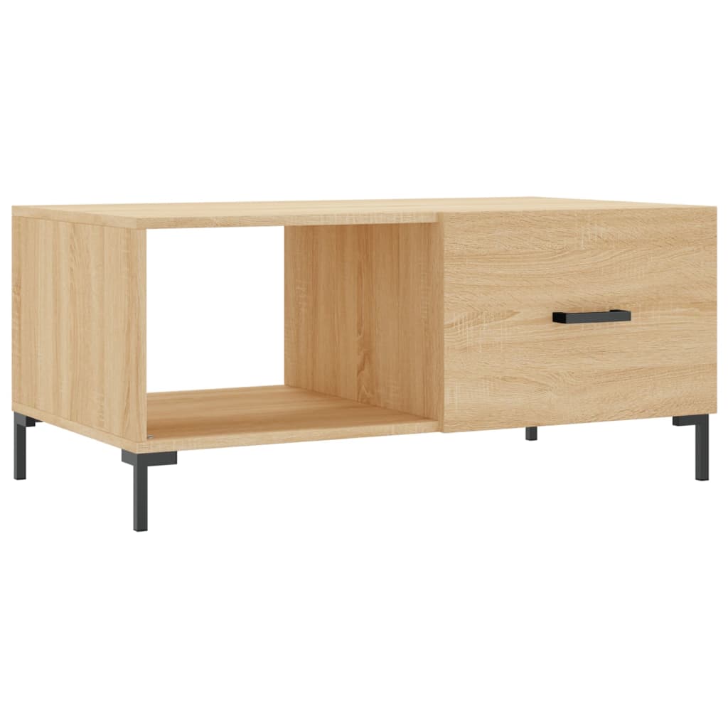 Coffee Table Sonoma Oak 90x50x40 cm Engineered Wood