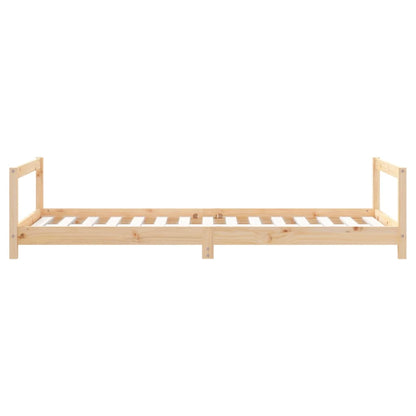 Kids Bed Frame 90x190 cm Solid Wood Pine