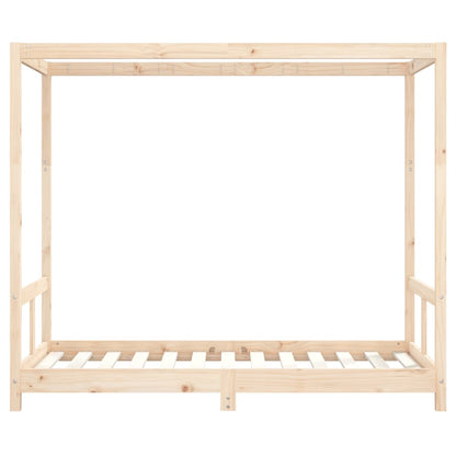 Kids Bed Frame 80x160 cm Solid Wood Pine