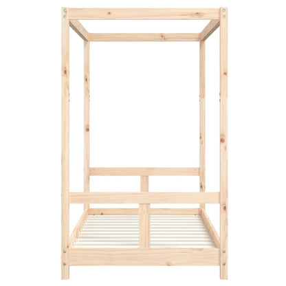 Kids Bed Frame 80x160 cm Solid Wood Pine