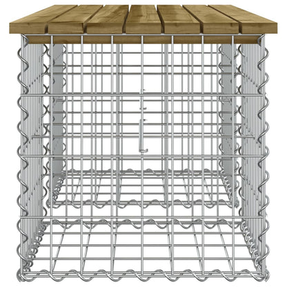 Garden Bench Gabion Design 103x44x42 cm Impregnated Wood Pine