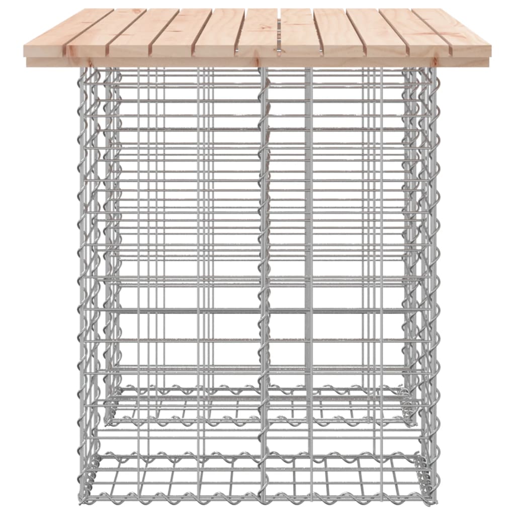 Garden Bench Gabion Design 100x70x72 cm Solid Wood Pine