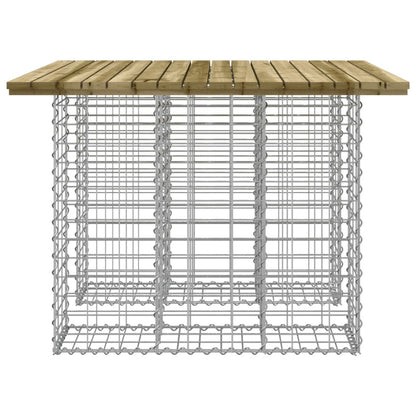 Garden Bench Gabion Design 100x102x72 cm Impregnated Wood Pine